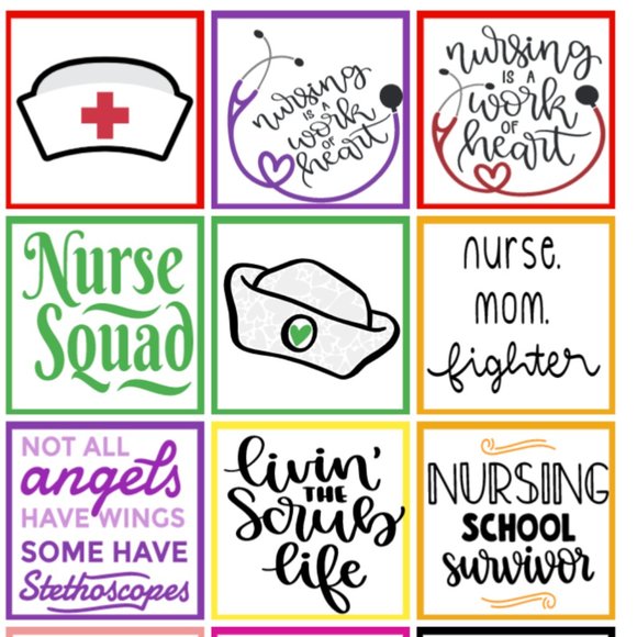 Nurse Sticker Set Journal Diary Planner Set - Picture 1 of 6